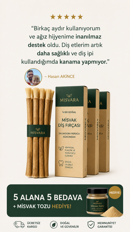Doğal Misvak Diş Fırçası