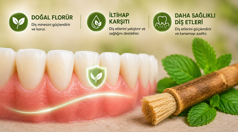 Strengthens gums benefit